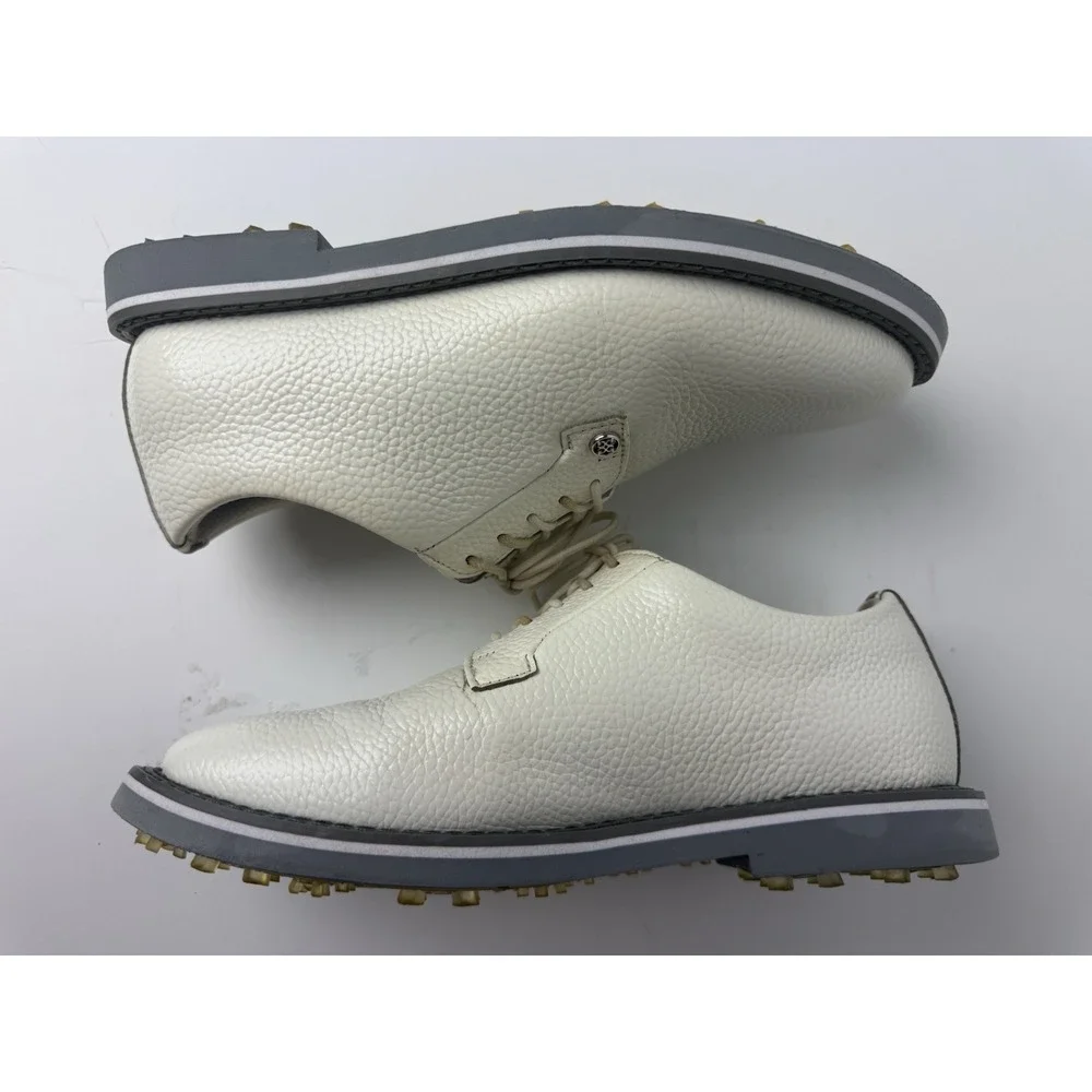 G/FORE Gallivanter Golf Shoes Mens 7 Pebble Grain Leather STYLE: GMF000001 S/MNT